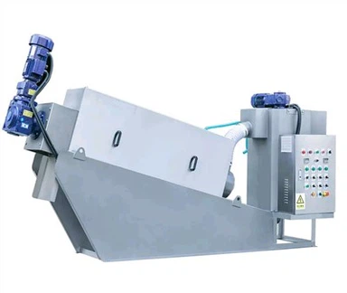 슬러지 스크류 프레스 탈수기